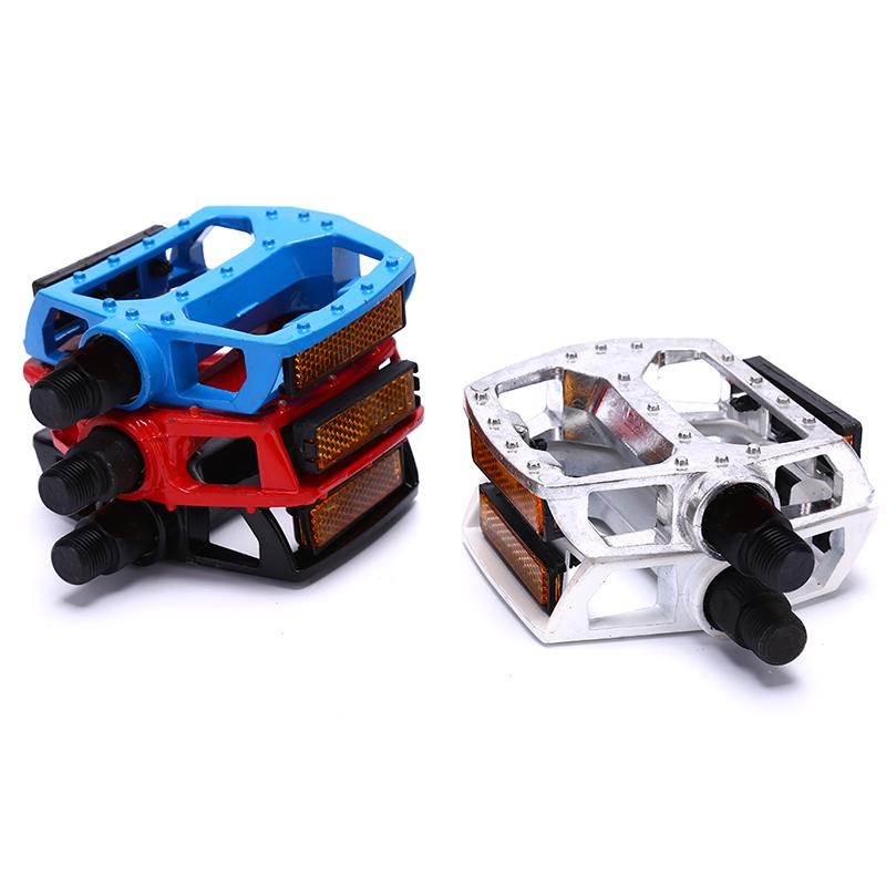 1Pair Bicycle Pedals Mountain Bicycle Aluminum Alloy Footrest Cycling Flat Pedals