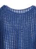 Ships for Women Knitted Mohair Mesh Hand One Size Pullover, Washable, Women's, 316040616, Blue,