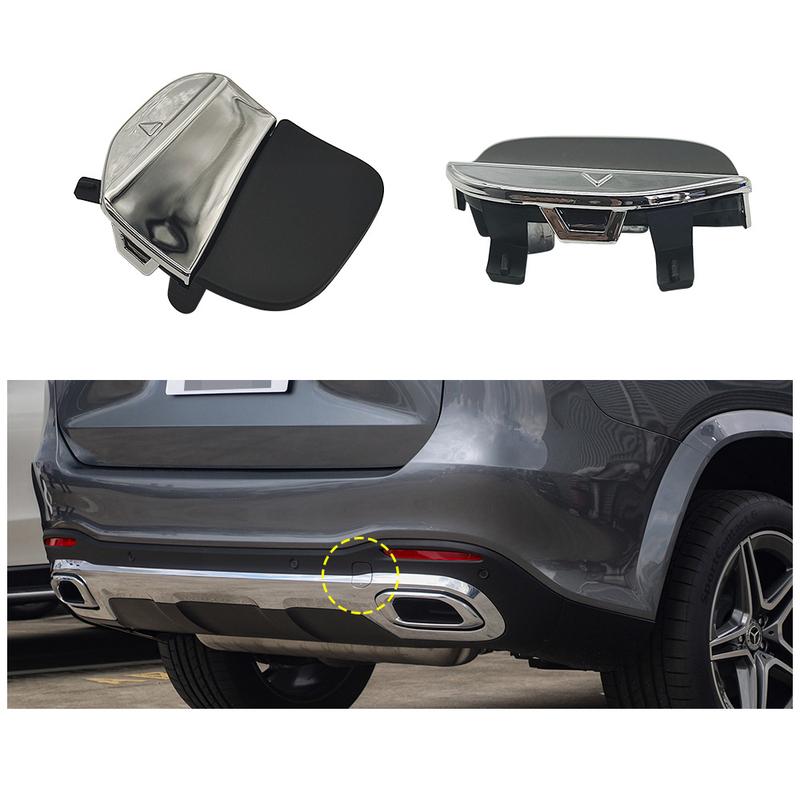 For Mercedes Benz W167 Rear Trailer Cover GLS Level GLE Rear Bumper Towing Hook Hole Cover Plate 1678852703  -