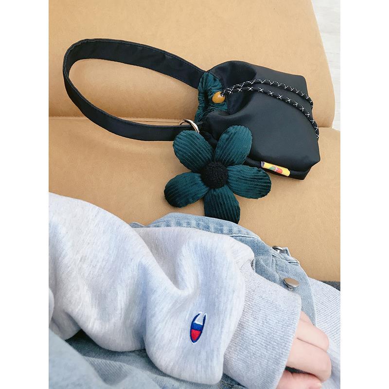 Women's Tricolor Floral Wristlet: High-End Summer Small Handbag & Phone Bag