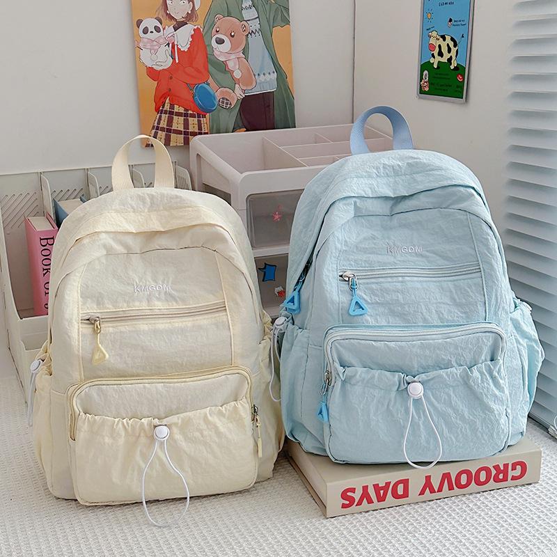 Schoolbag1011 new schoolbag female small junior high school students removable pain bag large capacity backpack light fashion travel backpack