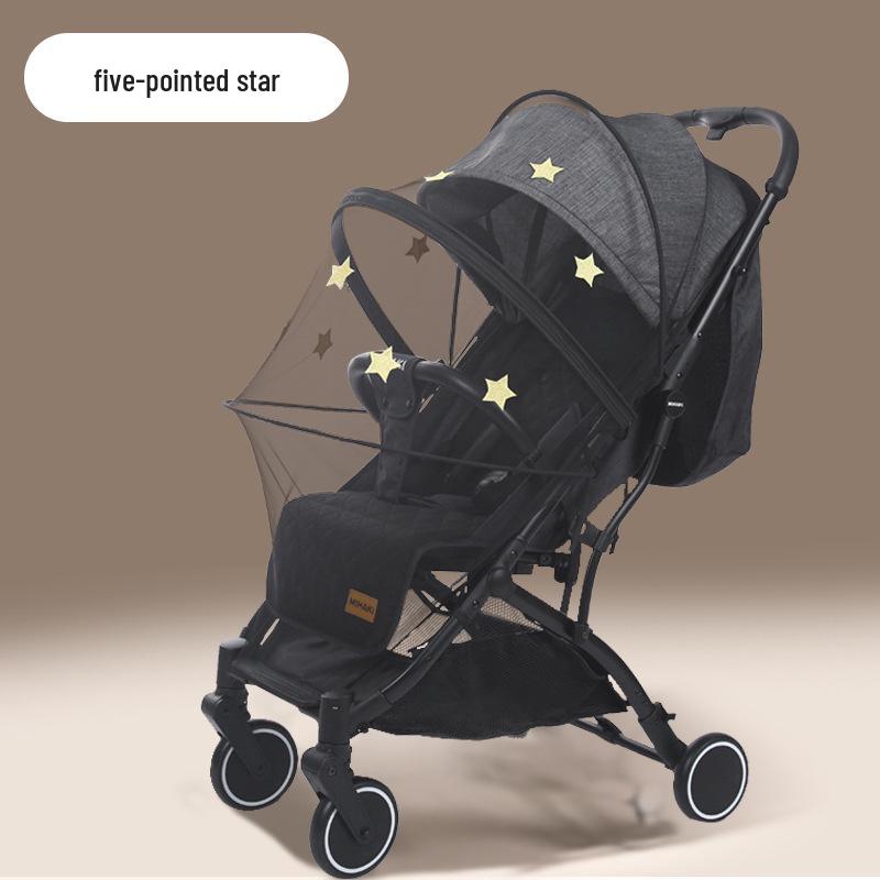 Baby Stroller Anti-Mosquito Net with Enlarged Dense Mesh and High View Upgrade