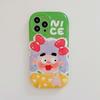 Doodle Nice Girl Love Flower Silicone Soft Shockproof Phone Case For Iphone 12 13 11 Pro Max Promax Cute Ins Cartoon Back Cover
