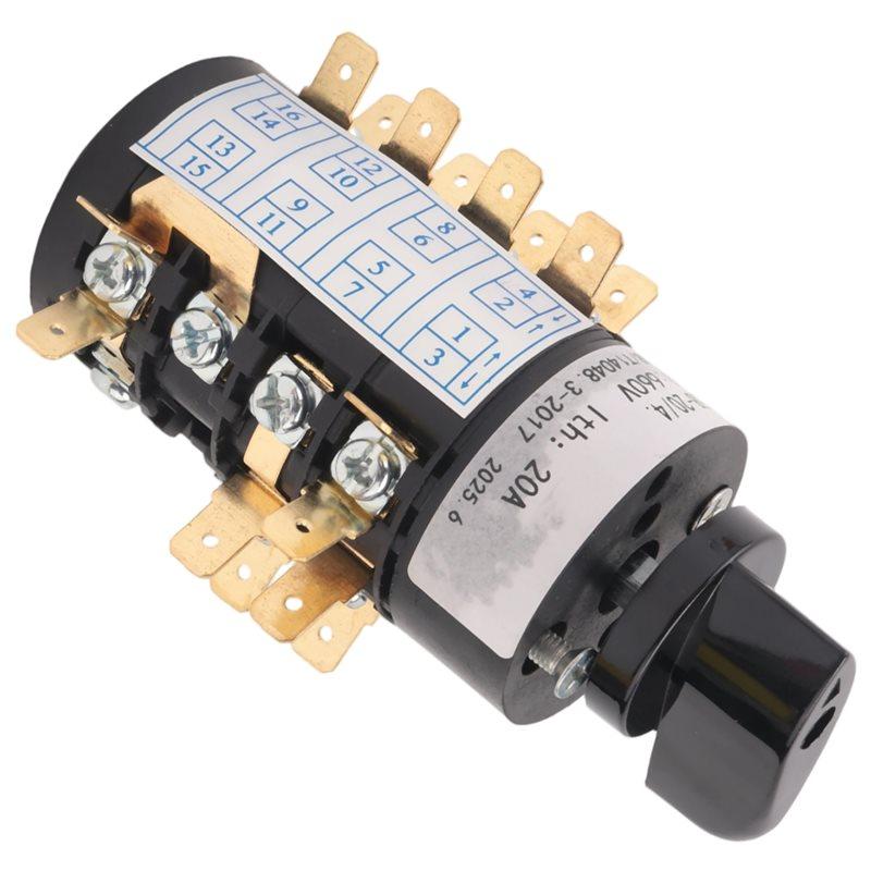 

Fresh 4 Phase 16 Screws Rotary Cam Transfer Combination Switch For Electric Welding Machine