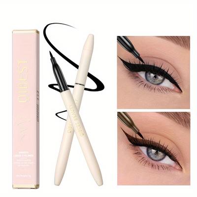 Black/Brown Liquid Eyeliner Waterproof Anti-sweat Non-smudge Non-removal Makeup Undercover Shadow Pencil Quick-drying Pen Beginner Eyeliner Pen