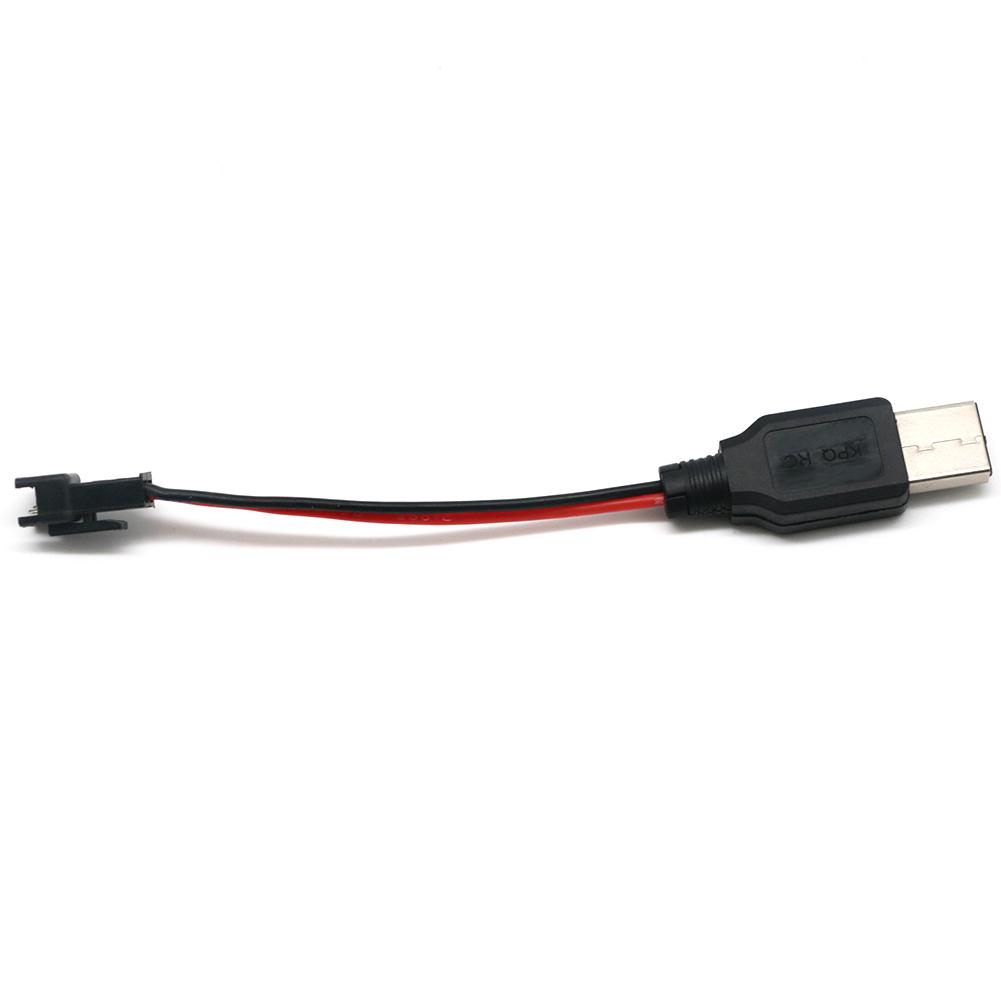 Kabel ładujący USB 3,7V do baterii litowej RC USB na wtyczkę JST / SM / Futaba do drona quadkoptera 3Rc