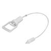 Nose Nasal Aspirator Portable Hand Puller Negative Pressure Manual Infant Nose Cleaner Aspirator for Baby White