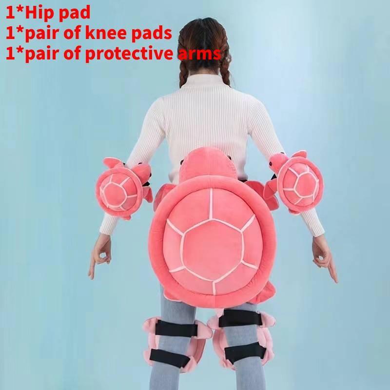 Plush Toys Turtle Protective Snow Gear Set With For Kids Skiing Doll Stuffed