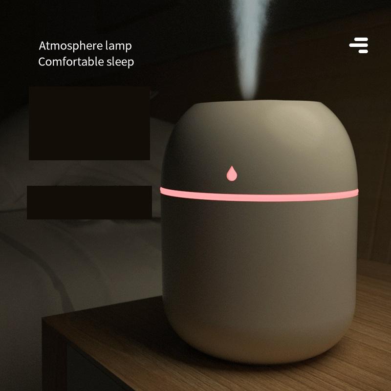 220 ml Luftbefeuchter Mini Ultraschall Usb Ätherisches Öl Diffusor Auto Reiniger Aroma Anion Nebel Maker Für Home Auto Led nacht Lampe