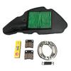 Smart Dio AF63 Front and Rear Brake Pad Shoes Air Filter NGK Spark Plug Consumables Replacement Set ER8EH-N A-BPK-10021H