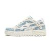 Taobo Unisex Μοντέρνα Casual Παπούτσια Skateboard Μέγεθος 36-45 Δερμάτινο Επάνω Μέρος σε Στυλ Cowboy Με Σχέδιο Αστέρι Αθλητικά Παπούτσια για Ελεύθερο Χρόνο