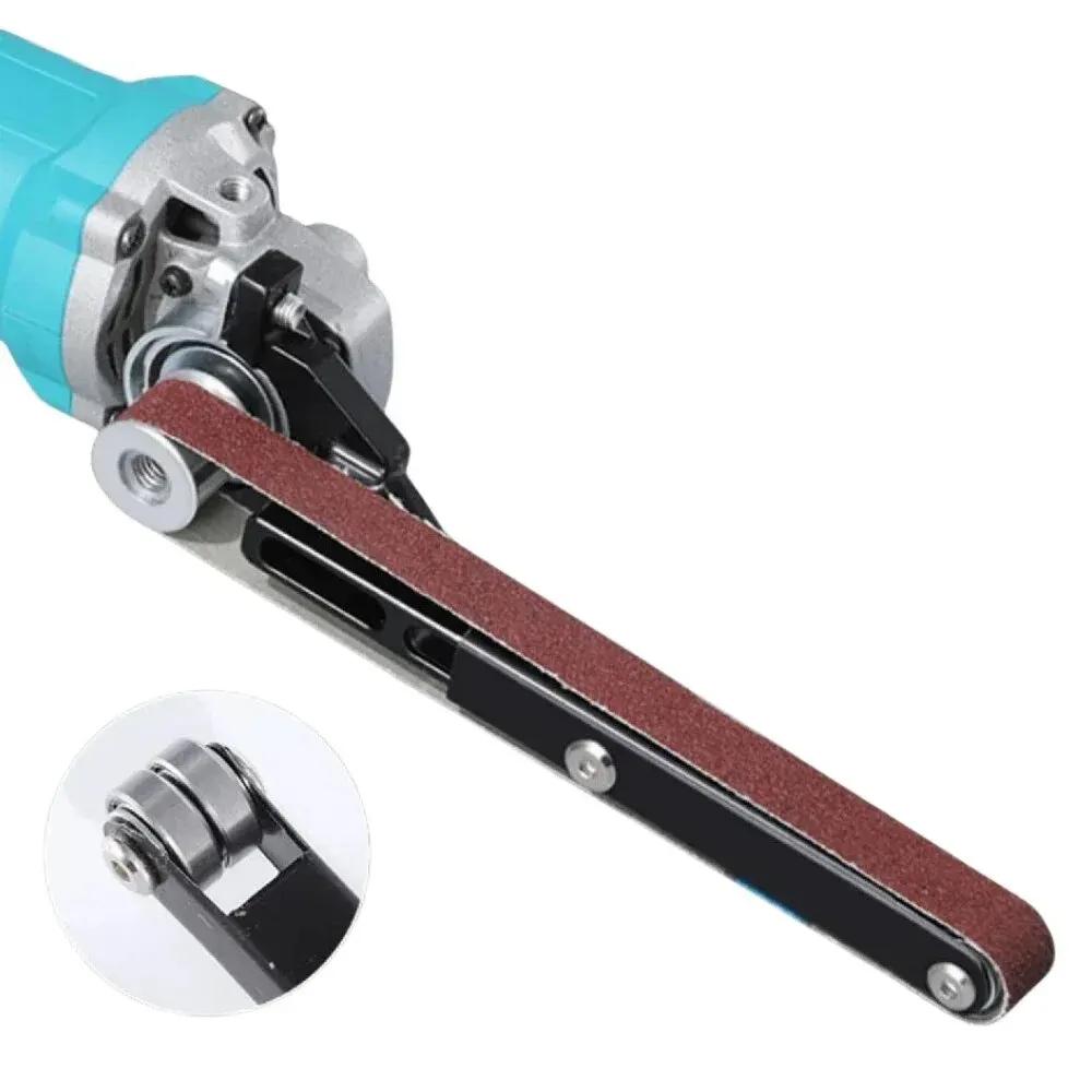 Adaptor Polizor Unghiular M10 pentru 100/115/125 - Kit Adaptor pentru Bandă de Șlefuit - Convertor Polizor Unghiular la Șlefuitor cu Bandă