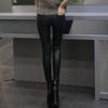 Podzimní Zimní Móda Kožené Kalhoty Dámské Office-lady Sexy Pu-kalhoty Dámské Ležérní Kalhoty 23729