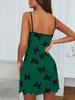 Summer Butterfly Print Spaghetti Strap Mini Dress - Trendy & Sexy Nightgown