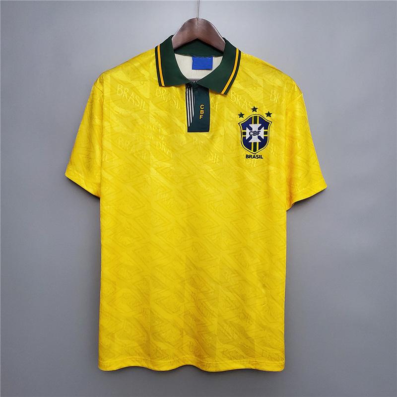 1998-02-04 World Cup Brazil retro jersey Brazilian retro football jersey S