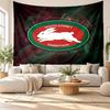 South Sydney Rabbitohs Wall Tapestry, Soft Fabric Wall Hanging, Decorative Backdrop For Bedroom Home Wall Art