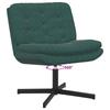 Rotating Relaxation Chair Dark Green 63 X 75 X 76 Cm Velvet