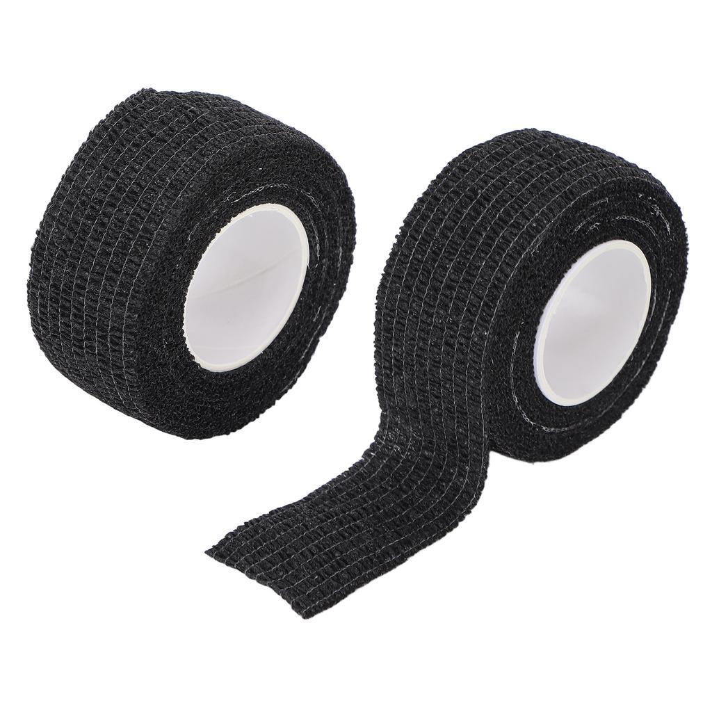 10 rolos de 1 polegada x 2 jardas, fita adesiva autoadesiva respirável, elástica e coesiva para escrita