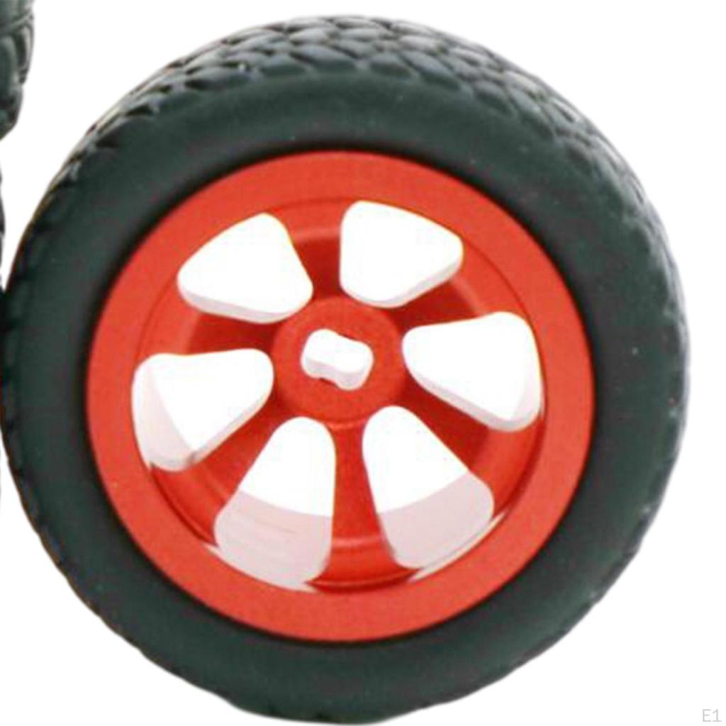 4 Pieces RC Car Rubber Tires&Wheel Rims 30mm for K969 K979 K989 P929 P939 284131 1:28 Scale Parts