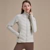 Sporty Warm Windproof Slim-Fit Down Jacket with Fleece Lining