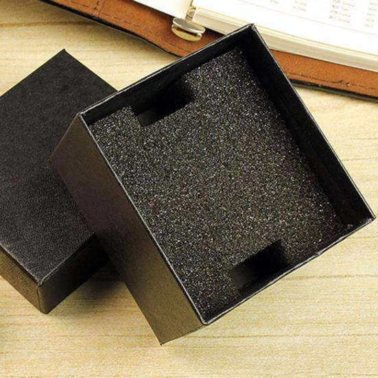 Caja de Exhibición Cuadrada a Prueba de Polvo para Relojes, Estuche de Almacenamiento para Joyería, Pulseras, Regalos, con Tapa