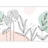 Wallpaper - Leaves In Pastels
