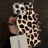 Vintage Black Leopard Feather Texture Phone Case for iphone 16 15 14 7 8 Plus 13 11 12 Pro Max X XS XR SE 2022 2020 16e Cover