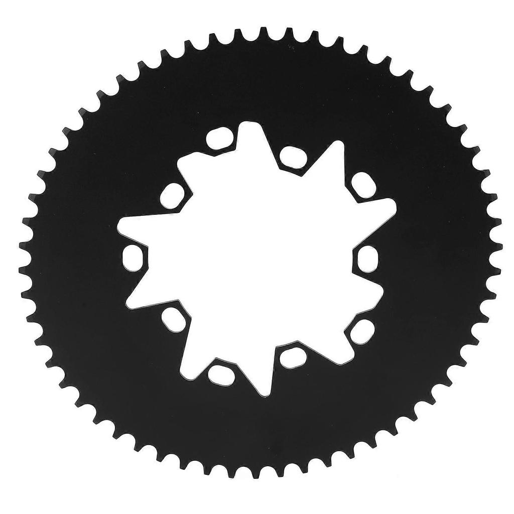 Bicycle Oval Chainring Aluminum Alloy 58T Chainring for Road Folding Bikes 58T 110/130mm BCD