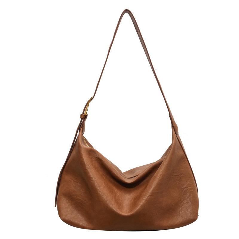 Large Capacity Bag Women's Autumn Versatile New Fashion Shoulder Messenger Bag Texture Pillow Tote Bag