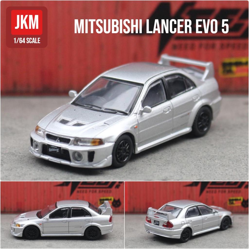 1/64 Mitsubishi Lancer Evolution EVO Familie JDM Initial D Spielzeugauto Modell JKM 1:64 Kostenlose Räder Druckguss Metalllegierung Sammlung Geschenk