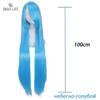 Anime wig long, neutral, for cosplay 100cm