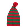 Adult Christmas Santa Hats Knitted Striped Beanie Soft Warm Winter Caps For Women Men Streetwear Clothing Accessory