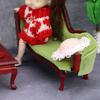 1/12 Mobilier în miniatură pentru casă de păpuși, canapea caramelă, scaun, canapea, realistă, compactă, manopera fină, model de canapea pentru păpuși