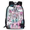 Monster High Unisex 15in Backpack Ergonomic Support Oxford Fabric Schoolbag