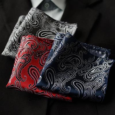 Herren Seiden-Polyester Einstecktuch für Business-, Formelle und Hochzeitskleidung.