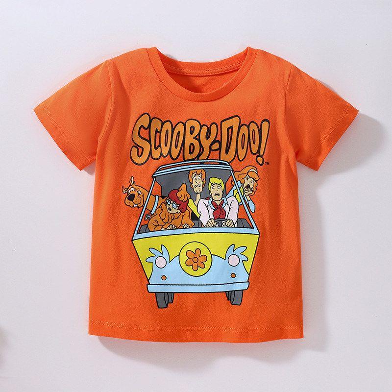 2025 New Summer Clothing for Baby Boys, Pure Cotton Short-Sleeve Pullover Base Shirt, Cartoon Round-Neck Children's Top, Construction Vehicle Design