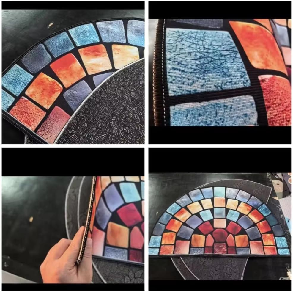 Country Style Daisy Bee Entrance Door Mat Anti Slip And Absorbent Entrance Floor Mat Home Decoration