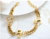 European-American Hip Hop Cuban Link Bracelet - 18K Gold-Plated Titanium Steel, Trendy Statement Jewelry