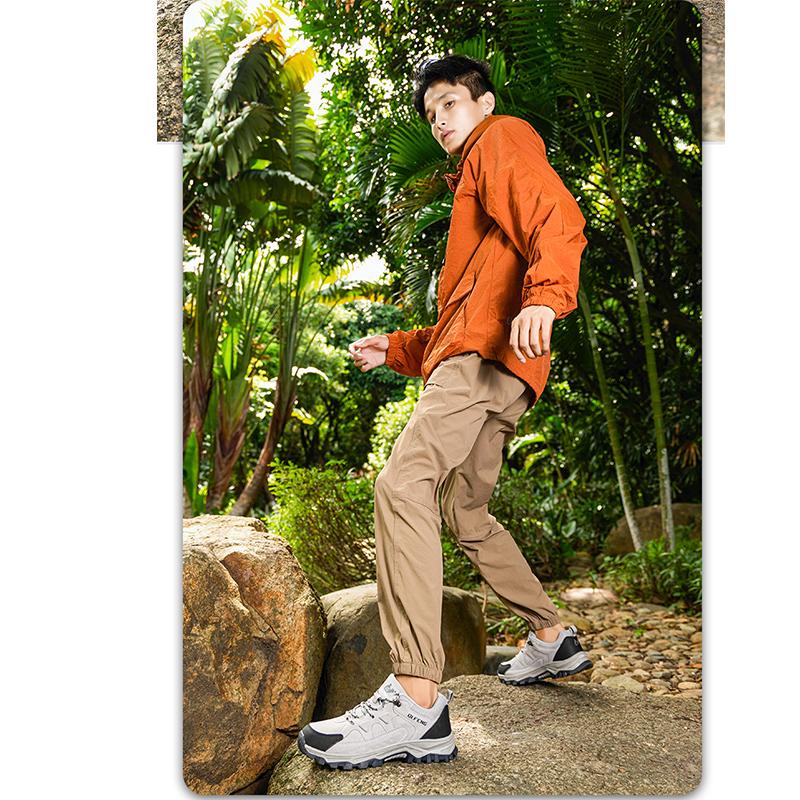 PLUS SIZE Men Women Adventure Sneakers Durable Grip Non-Slip Shoes Lace-Up Comfort Ideal for Outdoor Hiking Boots Men Footwear37-49