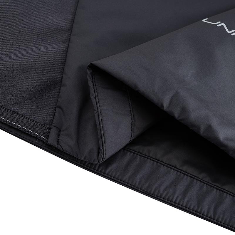 Men's ANTA Vests Unisex Black Stand Collar Moderate Straight Fit