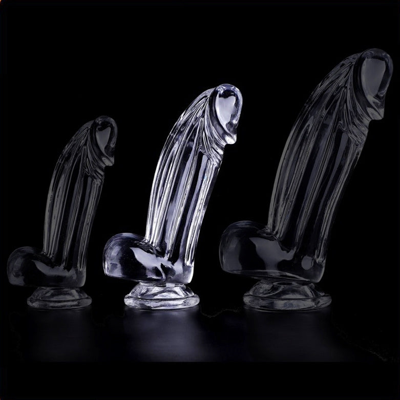 Transparent Dildo Kolk M 14 X 4.5cm - ClearlyHorny - TRANSPARENT DILDO