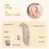 Rechargeable BTE Hearing Aids Digital Sound Amplifier for Elderly Parents Noise Reduction Portable Hearing Device Birthday