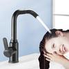 Basin Faucet Bathroom Sink Mixer Faucet Deck Mounted Splash Proof Water Tap Stainless Steel Single Handle Bathroom Faucets
