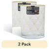 2 Pack Diamond Print Whiskey Rocks Glass Elegant Durable Barware Home Cocktails Smooth Drinks Splash Resistant Gift Set