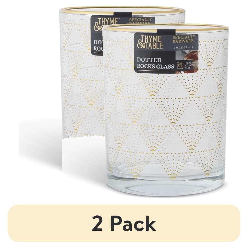 

2 Pack Diamond Print Whiskey Rocks Glass Elegant Durable Barware Home Cocktails Smooth Drinks Splash Resistant Gift Set United States