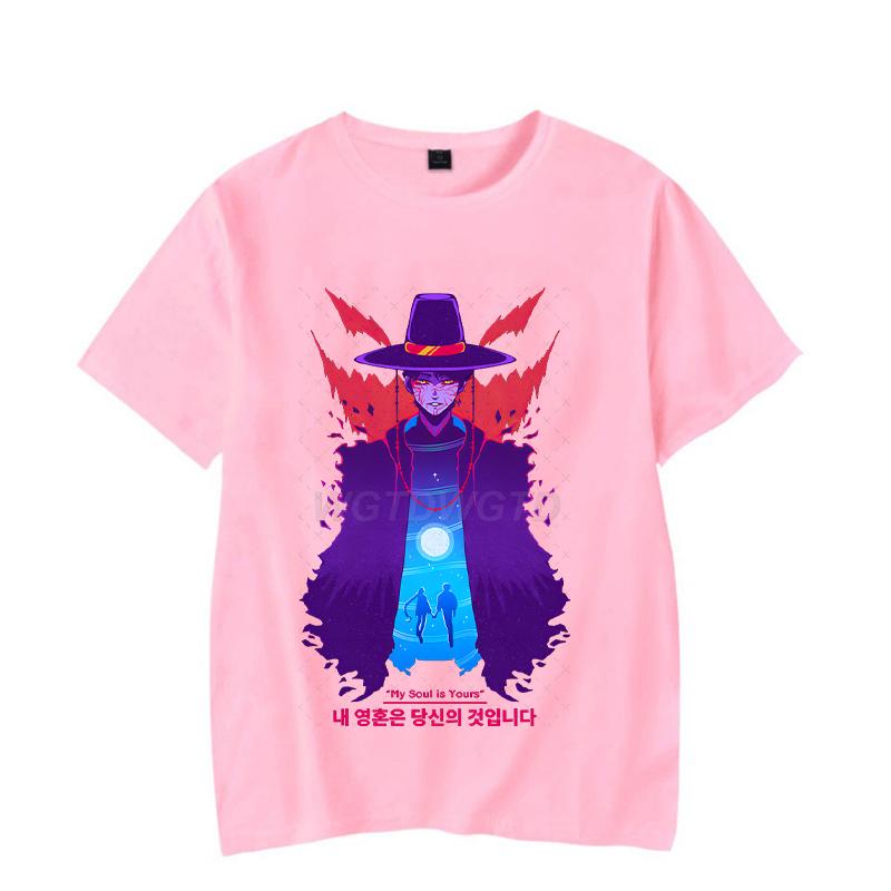 Fashion KPop Demon Hunters Jinu Tshirt Saja Boys Short Sleeve Men Women Tees Casual Crewneck Anime KPop Demon Hunters T-shirts