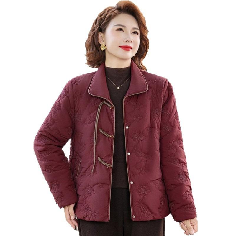 Winter jacket down cotton-padded jacket down medium and old cotton-padded jacket new women's clothing winter thickened cotton-padded jacket women