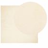VidaXL HUARTE Soft and Washable Short-pile Rug Cream 120x120 Cm 375037