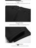 2025 Men's Elastic High Waist Straight Summer Pants for Seniors: Loose, Casual Trousers