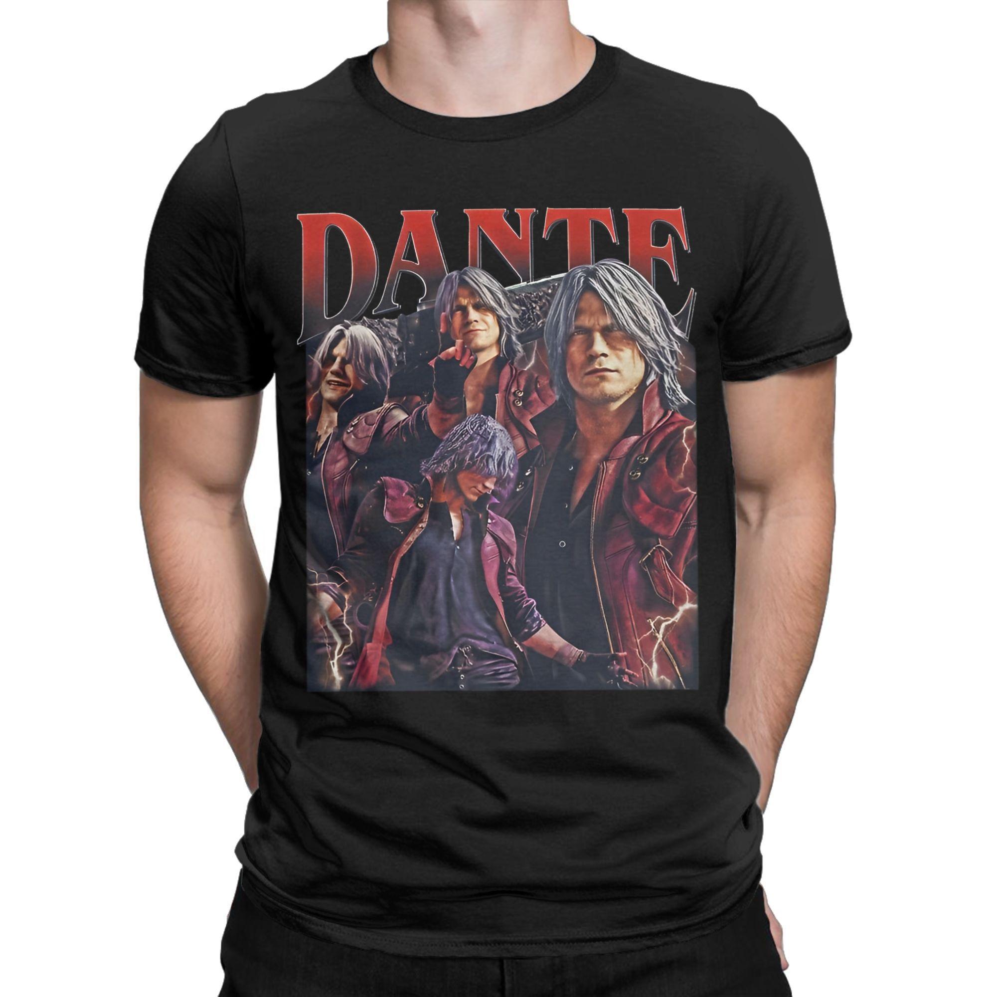 

Одяг Dante Devils May Cry Унісекс Футболки Бавовняна Футболка Графічний Принт Екшн-Пригода Ігрова Футболка Одяг XXL